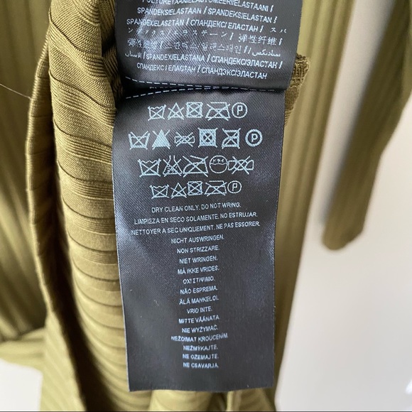 MARCIANO | Olive Green Turtleneck Dress - Picture 9 of 9